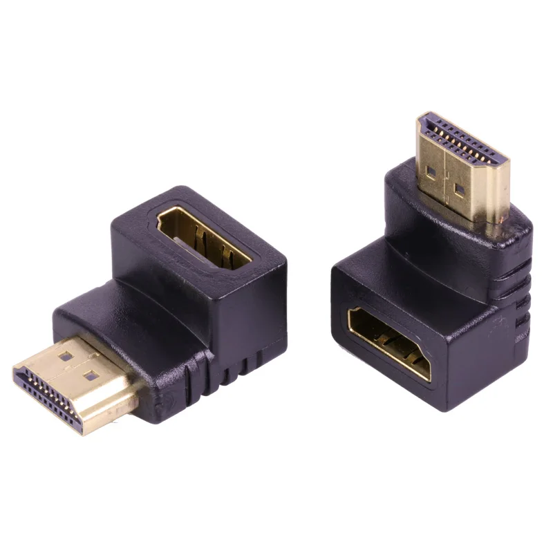 HDMI Разъем адаптер «Папа-мама» HDMI конвертер угол 90 градусов для 1080P HDTV/HDMI кабель/Компьютерные терминалы