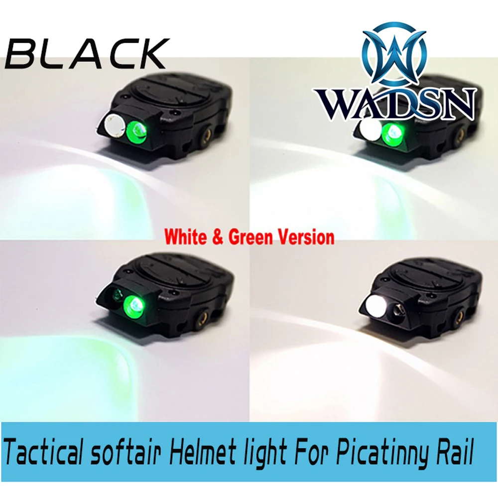 Ferroviário com Interruptor Luz para Picatinny Wadsn Princeton Capacete Tático Remoto Lâmpada Cauda Branco Vermelho ir Softair Arma Luz Wne05016 15 High Quality Esporte e Lazer