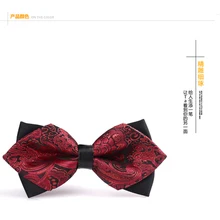 Новинка, Англия, татуировка, для мужчин, для свадьбы, жениха, банкета, с бантом, с принтом, вечерние, галстук