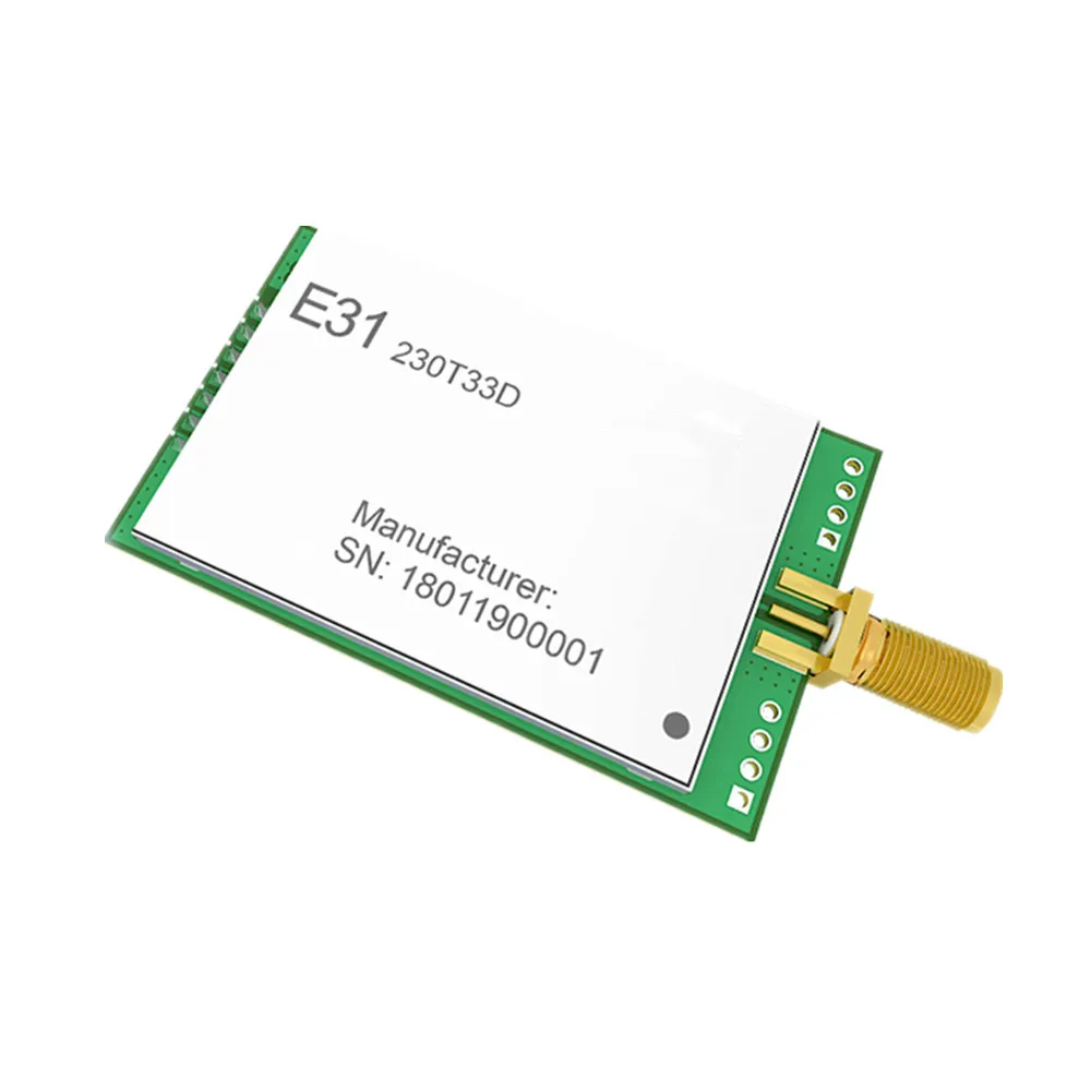 

E31-230T33D E51-TTL-2W AX5243 230MHz wireless serial port module high power through wall low frequency RF module E31(230T33D)