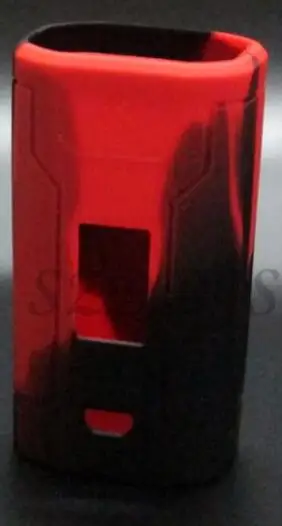 1 шт. силиконовый чехол для wismec Predator 228 Вт mod красочная крышка/рукав/кожа/enclourse/Стикеры для wismec Predator 228 - Цвет: black red