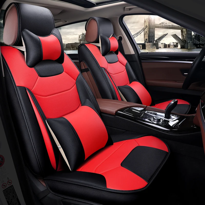 

leather car seat cover for auto renault fluence ford focus mercedes vw polo hyundai skoda toyota car accessories car styling