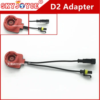

20X Adapter for hid xenon bulb D2 D2S D2C D2R hid to ballast adapter connector wire harness socket base car styling hid AMP kit