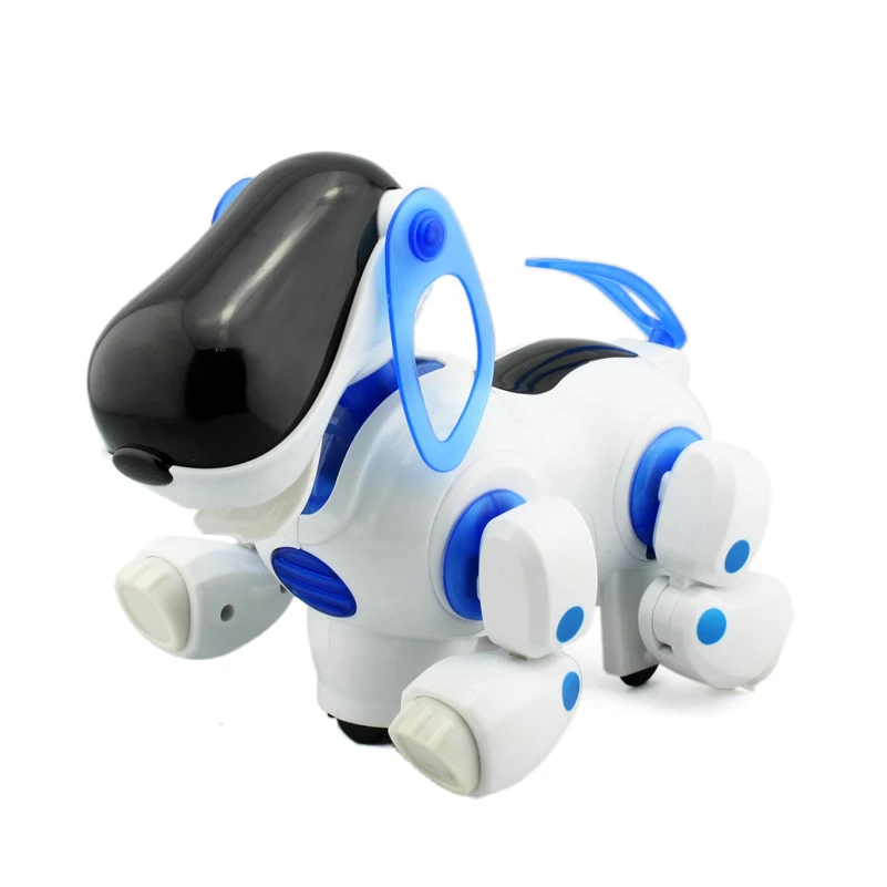 Электронные игрушки Робот собака интеллектуальная Электронная Музыка Flash Прогулки собак ДЕТСКИЕ ЩЕНОК любимая игрушка Best друг подарки на день рождения игрушки для мальчиков детские игрушки собака робот робот собака