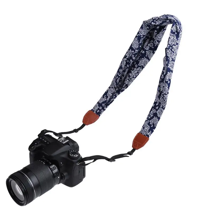 

ALLOET DSLR Camera Shoulder Neck Strap Universal Adjustable Fabric Floral Scarf For Canon Nikon Sony Fuji Leica Pentax Olympus