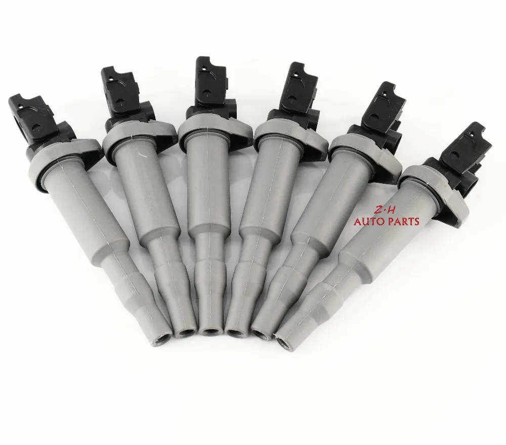 NEW 6Pcs Ignition Systems Gray Ignition Coil Plug For BMW Z4 E60 E85