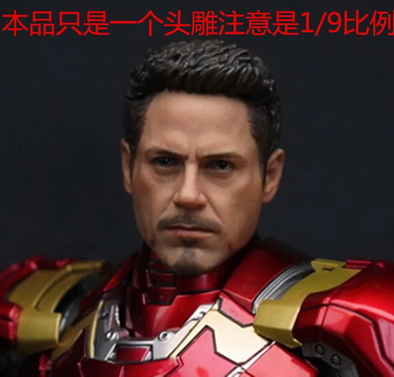 Estartek 1/9 Ironman Tony Head Sculpt для Kingarts MK42 MK43 Фигурка DIY