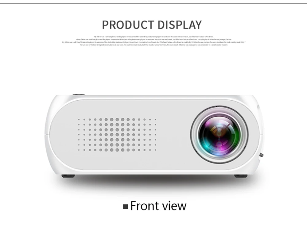 YG-320 Portable Home Mini HDMI USB LED 1080P Projector