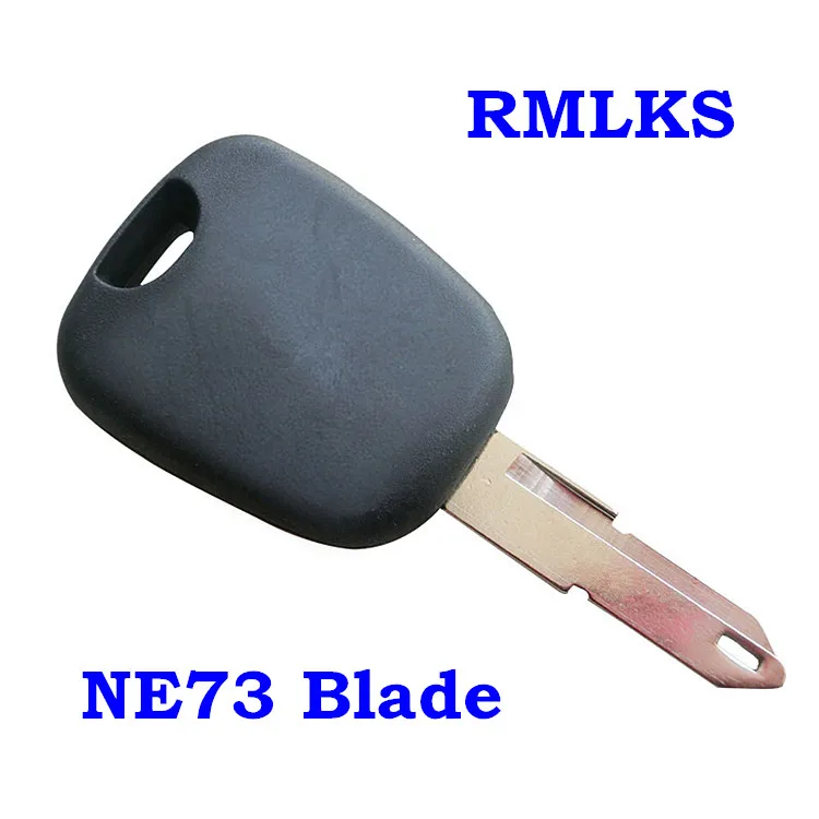 RMLKS Llave transpondedor Shell hoja sin cortar para Citroen C2 C3 C4 Picasso C5 C6 Berlingo Llave para Peugeot 206 Peugeot 207, 307 Fob