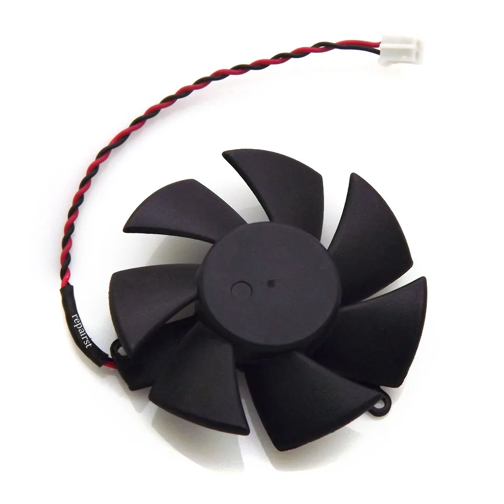 free shipping 45mm 0.1A 2pin VGA cooler graphics Card cooling Fan For