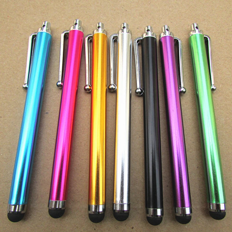 20 Pcs Aluminum Metal Stylus Touch Screen Pen for Mobile Phone Tablet Touchscreen Pen Stationery