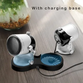 

Mini 2 PC Portable Subwoofer Wireless Bluetooth Speaker Handsfree Receive Call Music Suction Mic MIABOO 360 Degree Stereo