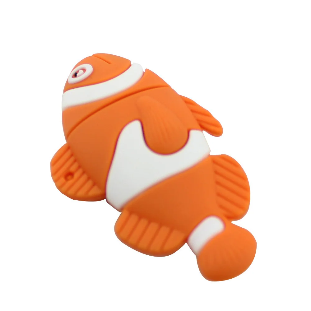 Kartun Ikan Bentuk 8 GB 16 GB 32 GB USB Flah Drive Novelty Thumb