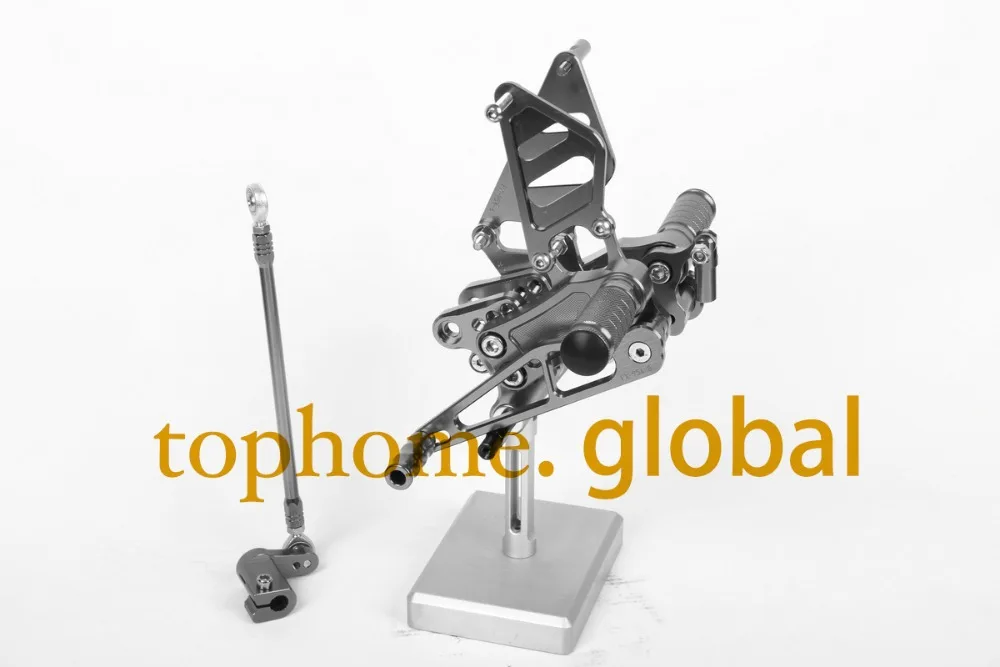 

Free Shipping CNC Motorcycle Rearsets Foot pegs Rearset Titanium Color For Honda CBR954RR 2002-2003