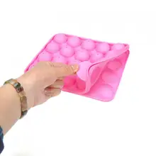 20 стаканов торта силиконовые формы для выпечки лоток Pop Tasty кухня гибкий противень формы для выпечки леденец/Шоколад/Торт/желе/пудинг/DIYBa