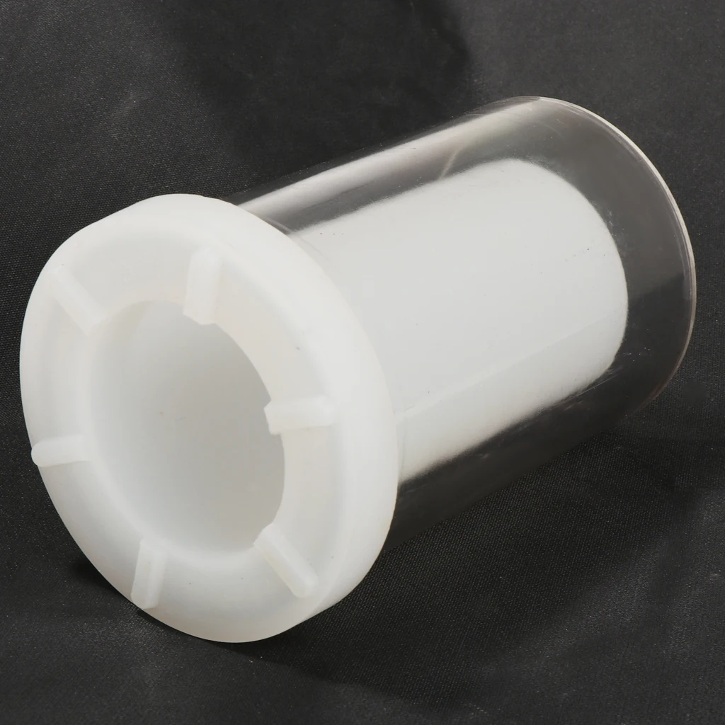 Hollow Plastic Candle Making Mould Mold for DIY Christmas Wedding Party Scented Candle 75x127mm with 500g Soy Wax