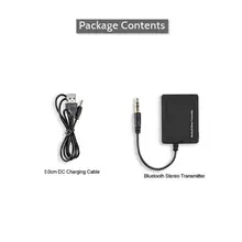 GHH беспроводной Bluetooth V2.1 A2DP стерео 3,5 мм аудио заглушка передатчика для ТВ ПК Встроенный литиевый аккумулятор CE1121