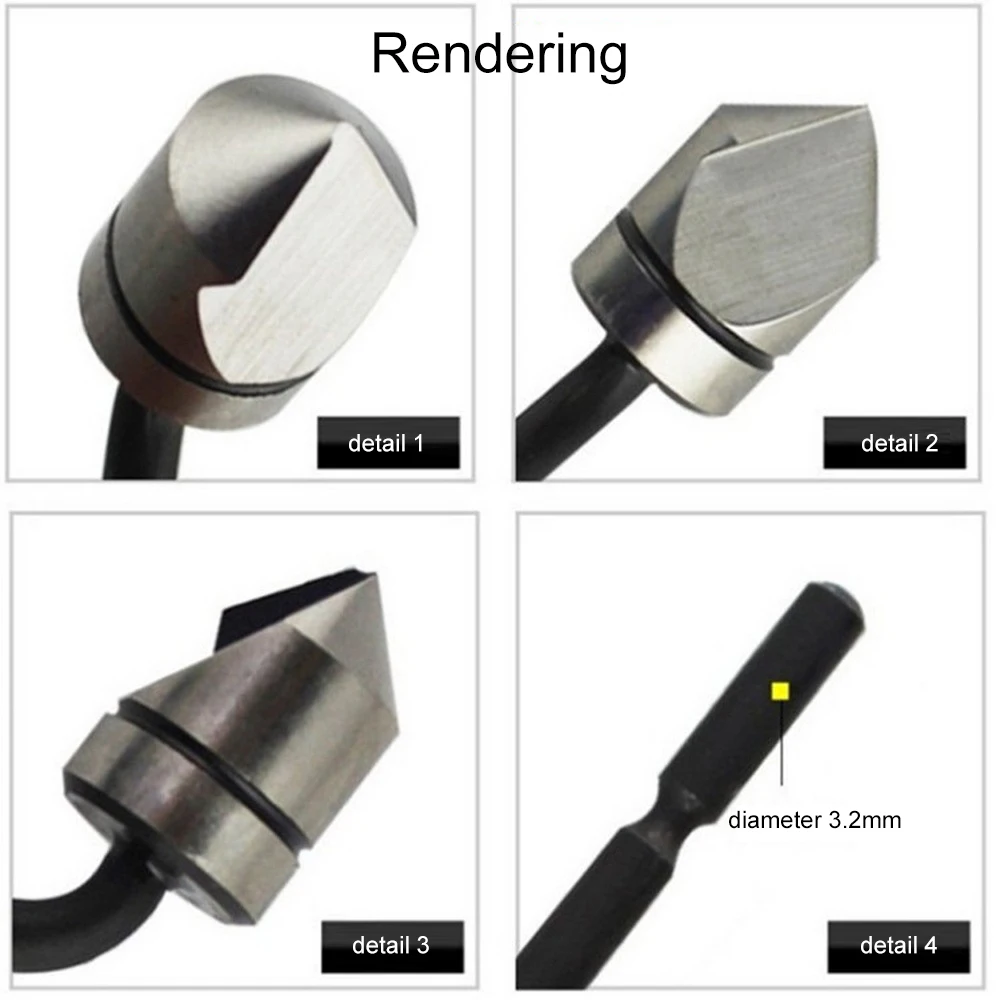 1pcs Deburring Tool Countersink Deburring Drill Bit Metal BC6301 / BC8301 / BC1041 / BC1651 Cutter Head NB1000 Burr Handle 1pcs Deburring Tool Countersink Deburring Drill Bit Metal BC6301 / BC8301 / BC1041 / BC1651 Cutter Head NB1000 Burr Handle