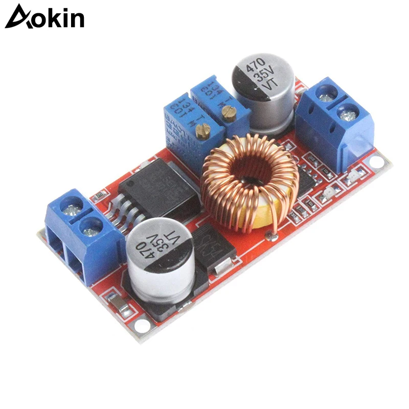 

DC-DC 5-32V to 0.8-30V Power Supply Module for Arduino 5A Constant Current LED Driver Module Battery Charging Voltage