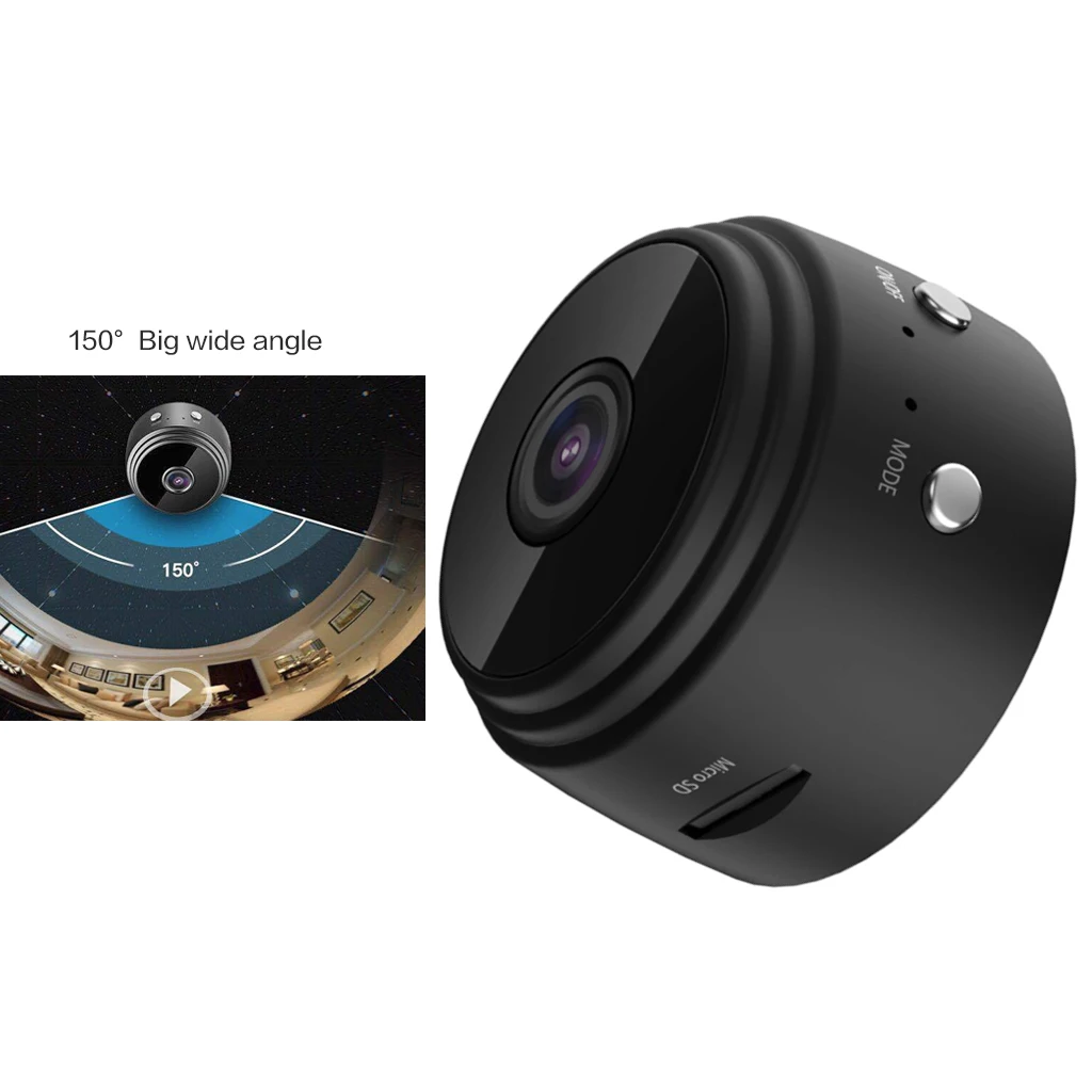 

2019 HD 1080P Mini Camera Wireless Remote Wifi Security Cam Night Vision Motion Action Detects Invisible Night vision IP Hidden