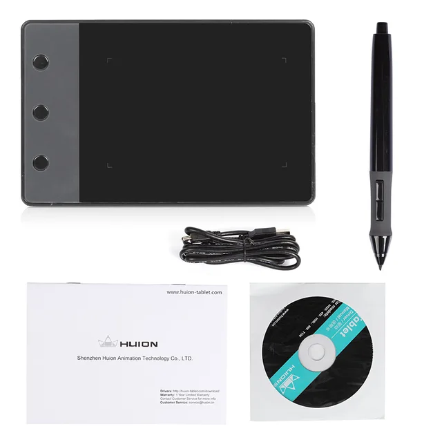 Special Price Huion H420 Professional Signature Graphics Digital Drawing Tablets 4 x 2.23" for Laptop Computer Windows Mac OS + Wireless Pen