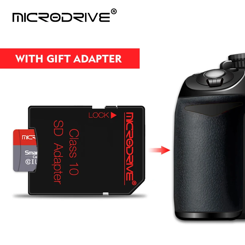 Microdrive микро SD карта памяти Micro sd 128 Гб 64 карты класса 10 32gb/64gb ГБ оперативной 16