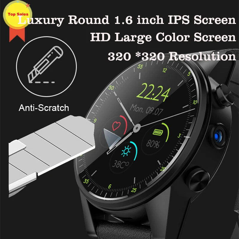 4G WIFI умные часы android 3B/32 ГБ Facebook/Twitter/WhatsApp Bluetooth 4 GPS Smartwatch 2-мегапиксельная камера