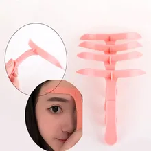 4 шт. перманентные инструменты для макияжа бровей/микроблейдинг тату принадлежности для ухода за бородой трафарет линейка