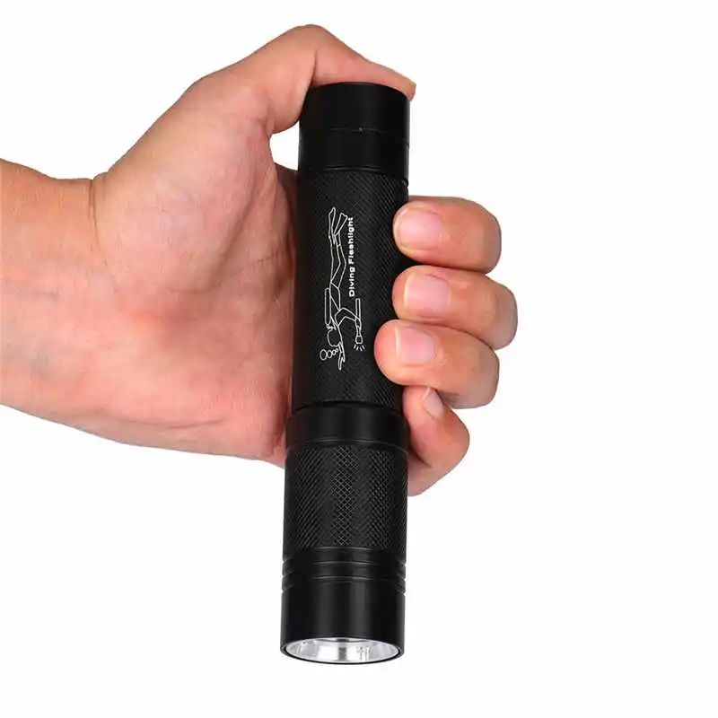 powerful led flashlight waterproof torch flashlight t6 lanterna led recarregavel Flashlight Torch led lamp 18650 #4S7 (4)