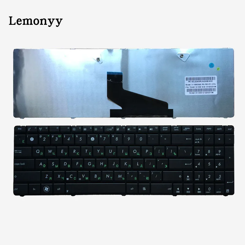  Russian Keyboard FOR ASUS K53TA K53TK K73BY K73T K73B K73TA X73B X73CBE K53BYA53 A53T X53 X53B X53C
