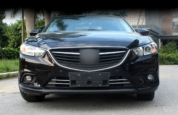 

ABS Chrome Front Bottom Grille Grill Molding Trims Exterior Chromium Styling Parts 2pcs For Mazda 6 M6 Atenza 2013 2014 2015