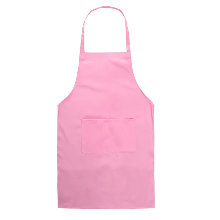 

5Pcs/lot 13 Colors Unisex Aprons Restaurant Home Kitchen Cooking Apron Store Craft Work Waiters Apron Custom Print Logo