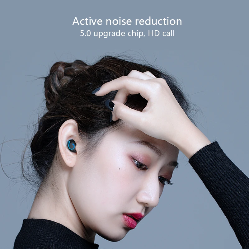 Mini TWS 5.0 Bluetooth 8D Stereo Earphone Wireless Earphones IPX7 Waterproof Earphones Sport Headphones With 2600mAh Power Bank
