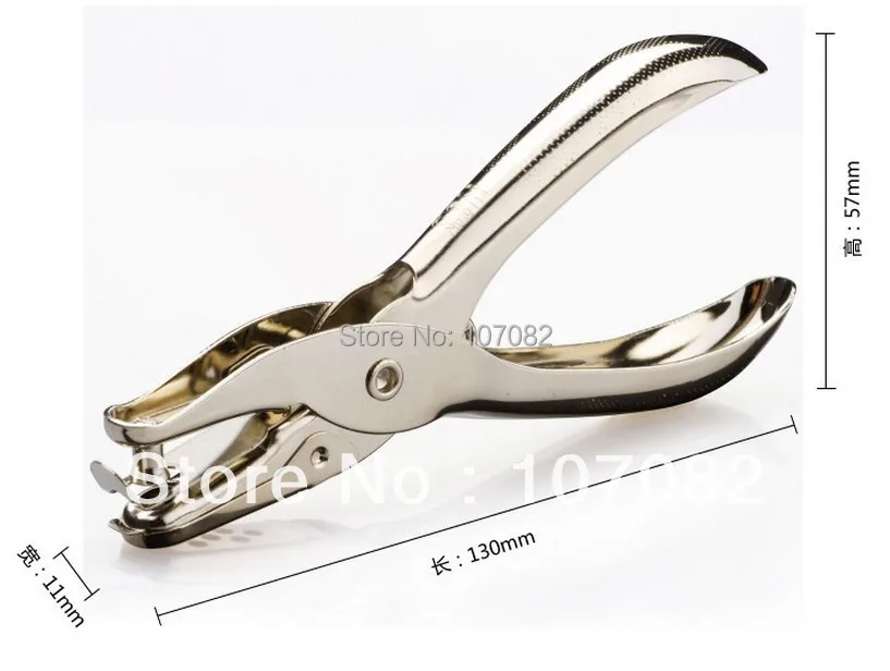 2pcs/lot Metal Single Hole Punch Craft Paper Hang Tag Die Cutter