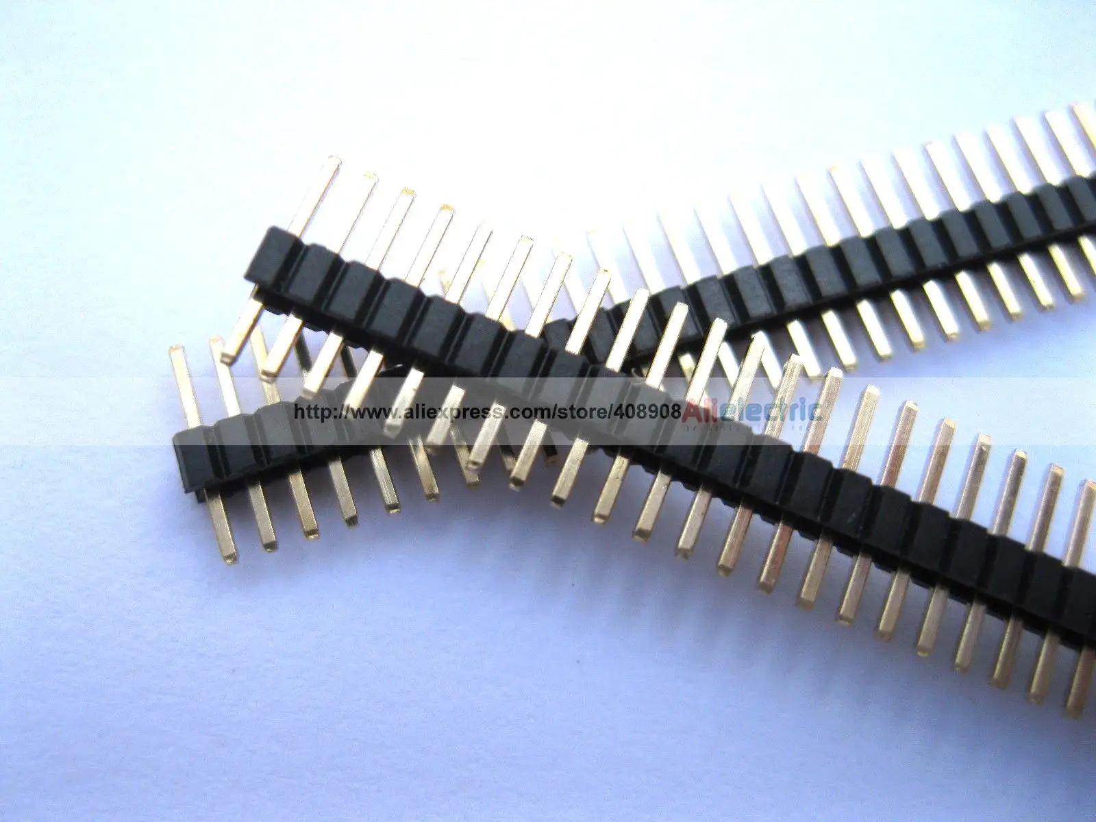 50 шт. 2 54 мм 1x40 40Pin Однорядная позолоченная лента|strip|4 pin male |