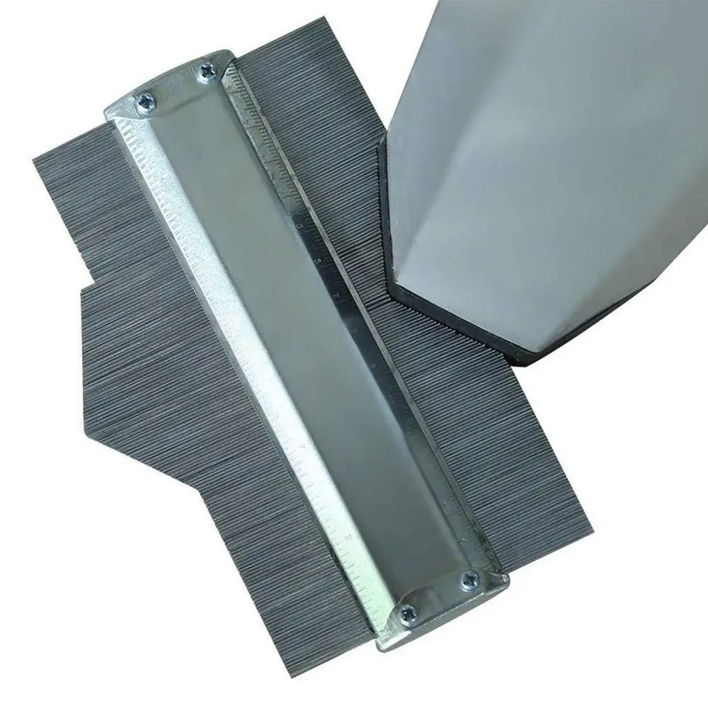 

Stainless Steel Contour Gauge 6-Inch Ruled Angle Shape Duplicating Device Gauge