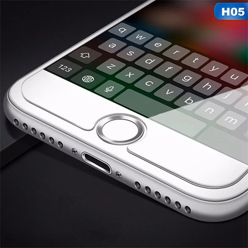 Наклейка на кнопку «домой», защита для клавиатуры, колпачок для IPhone 5S, 5, SE, 4, 6, 6 S, 7, 8 Plus, кнопка разблокировки отпечатков пальцев, сенсорный экран