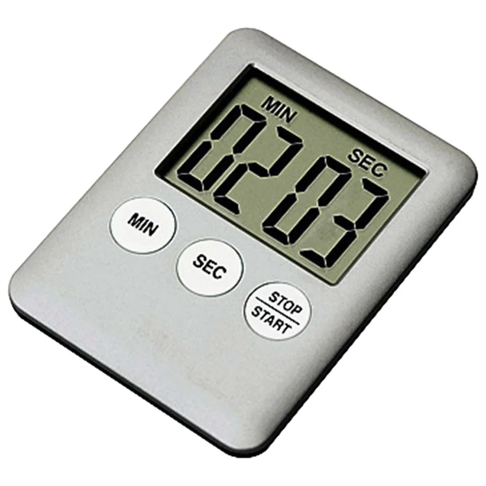 Hot Sale Large Digital LCD Kitchen Cooking Timer Count-Down Up Clock Alarm Magnetic Kitchen Weigh Accessories#200204