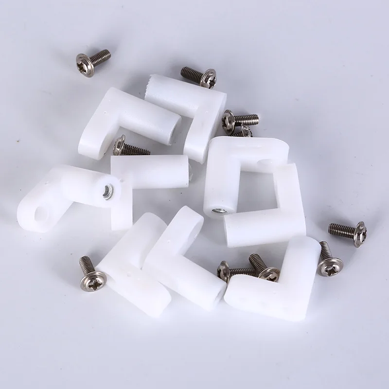 New 10Pcs/Set L Type PCB Mounting Feet with Screw for Arcade JAMMA MAME Game Board 20mm x 20mm