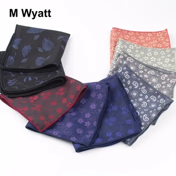 

Hankerchief Scarves Vintage Floral Cotton Hankies Men's Pocket Square Handkerchiefs Leaf Flower Paisley