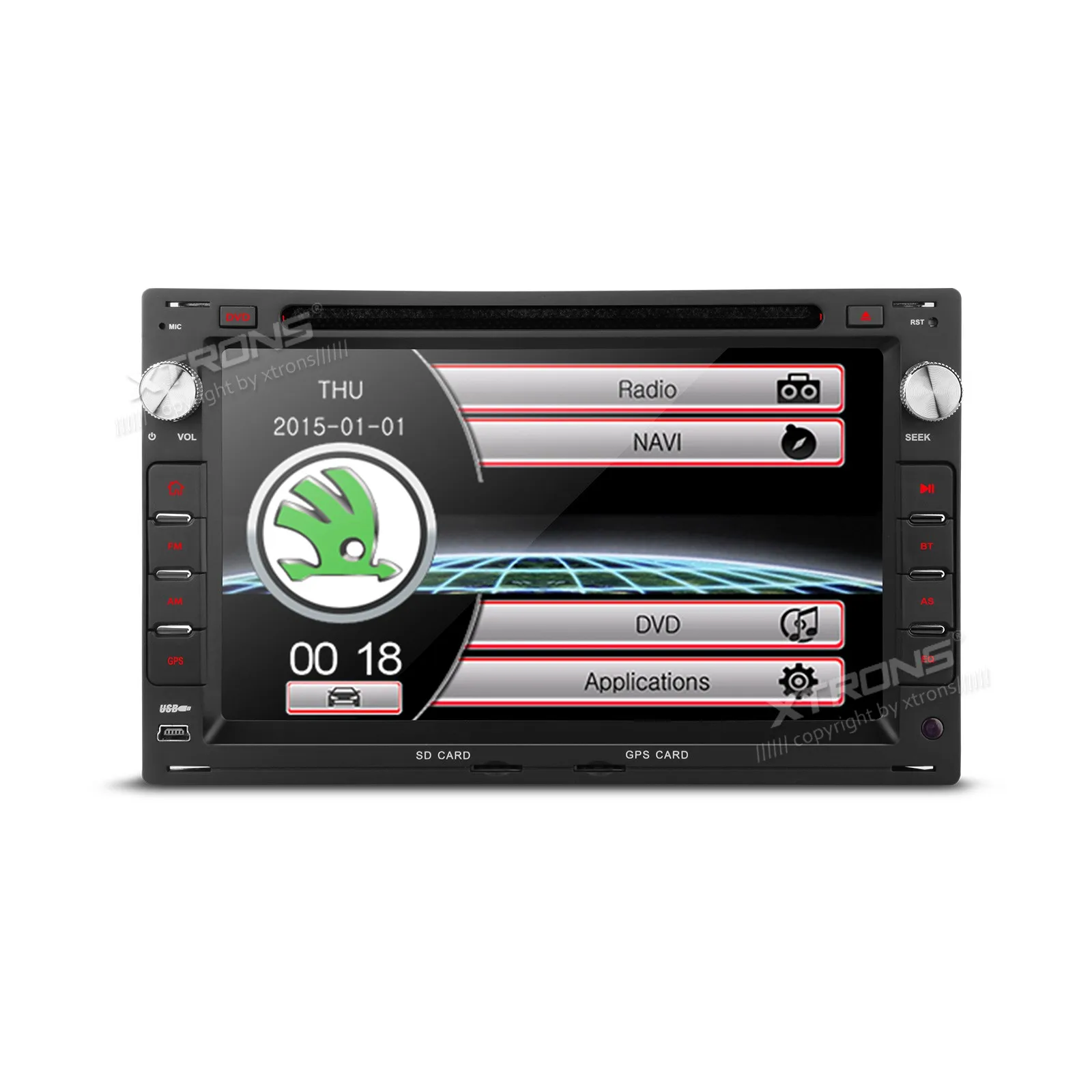 Sale 7" Special Car DVD for Skoda Superb 2001-2008 & Skoda Octavia 1997-2004 & Skoda Babia 1999-2003 with External Microphone Support 2