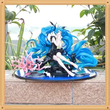 16cm PVC Action Figure Vocaloid Hatsune Miku Deep Sea Action Toys Garage Kits Scale Model Sex Girl Doll Desktop Display Gift