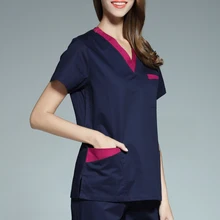 Хирургическая Кепка новая женская медицинская Униформа с короткими рукавами Скраб Униформа Набор Стоматологическая Больничная одежда хирургическая Рабочая Униформа