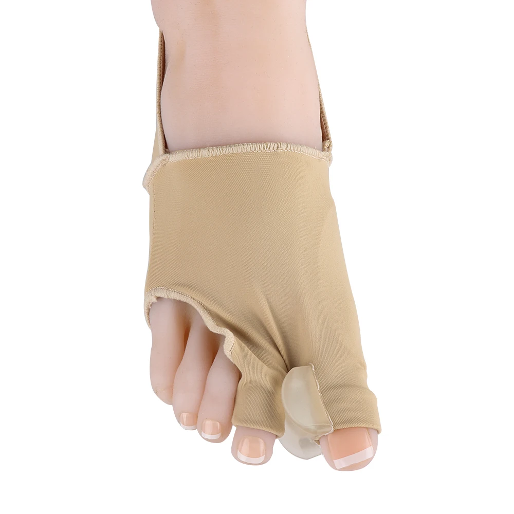1pair S/L Soft SEBS Big Toe Bunion Splint Straightener Corrector Foot Pain Relief Toe Valgus for both feet therapy Easy to Wear