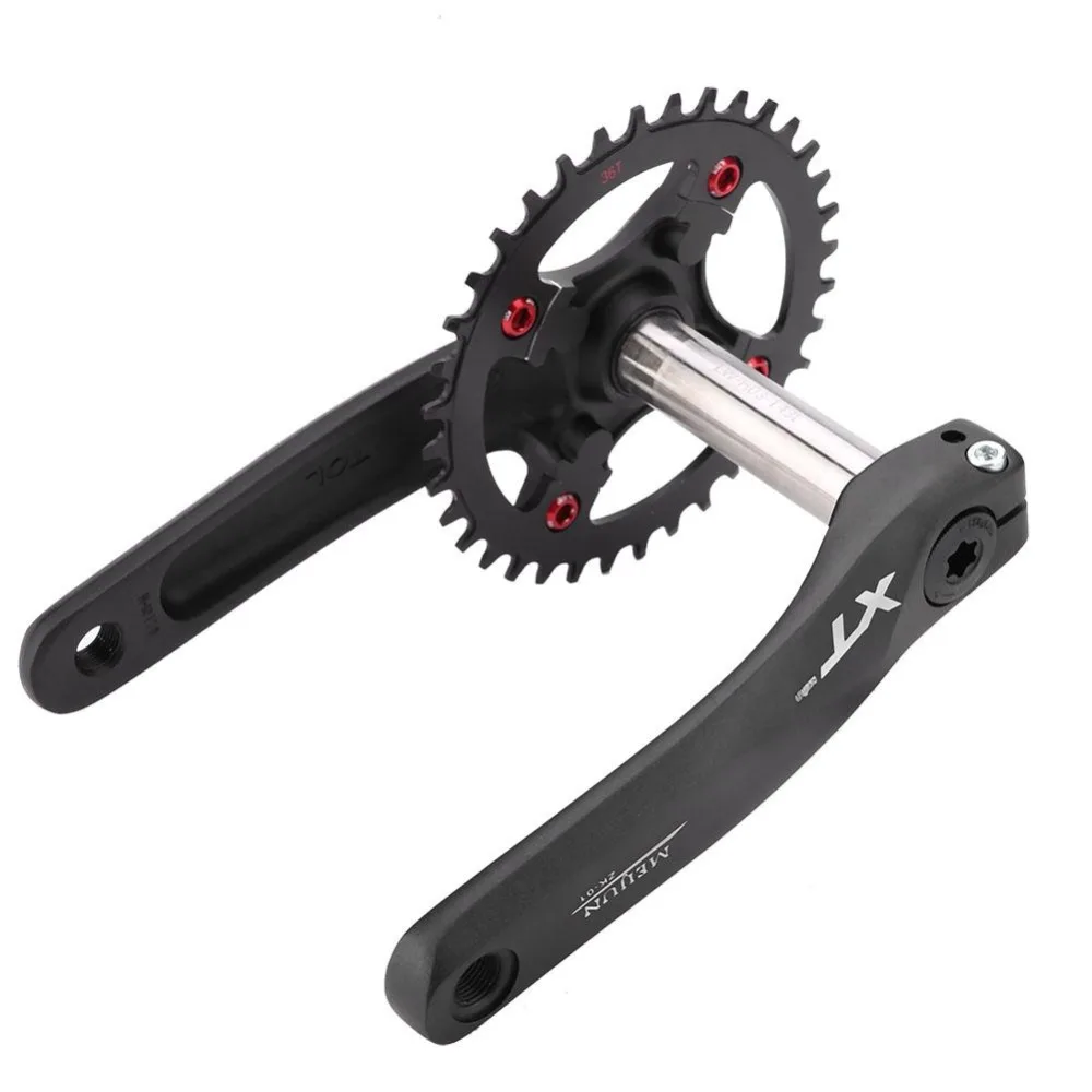 MEIJUN BCD104mm велосипед Crankset 170 мм велосипед шатуна велосипед шатуны неотъемлемой одной Скорость Звездочка 36 т велосипед аксессуар