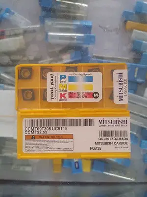 

DHL/EMS 5 LOTS original CCMT09T308 UC5115 CCMT32.5246.6 Carbide Inserts 10PCS/Box New in box -E1