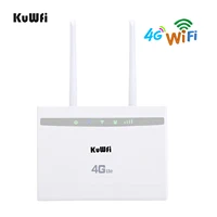 32 KuWfi 4G LTE CPE Router 150Mbps Wireless CPE Router 3G/4G SIM Card Wifi Router Support 4G to Wired Network up to 32 Wifi Devices (1)