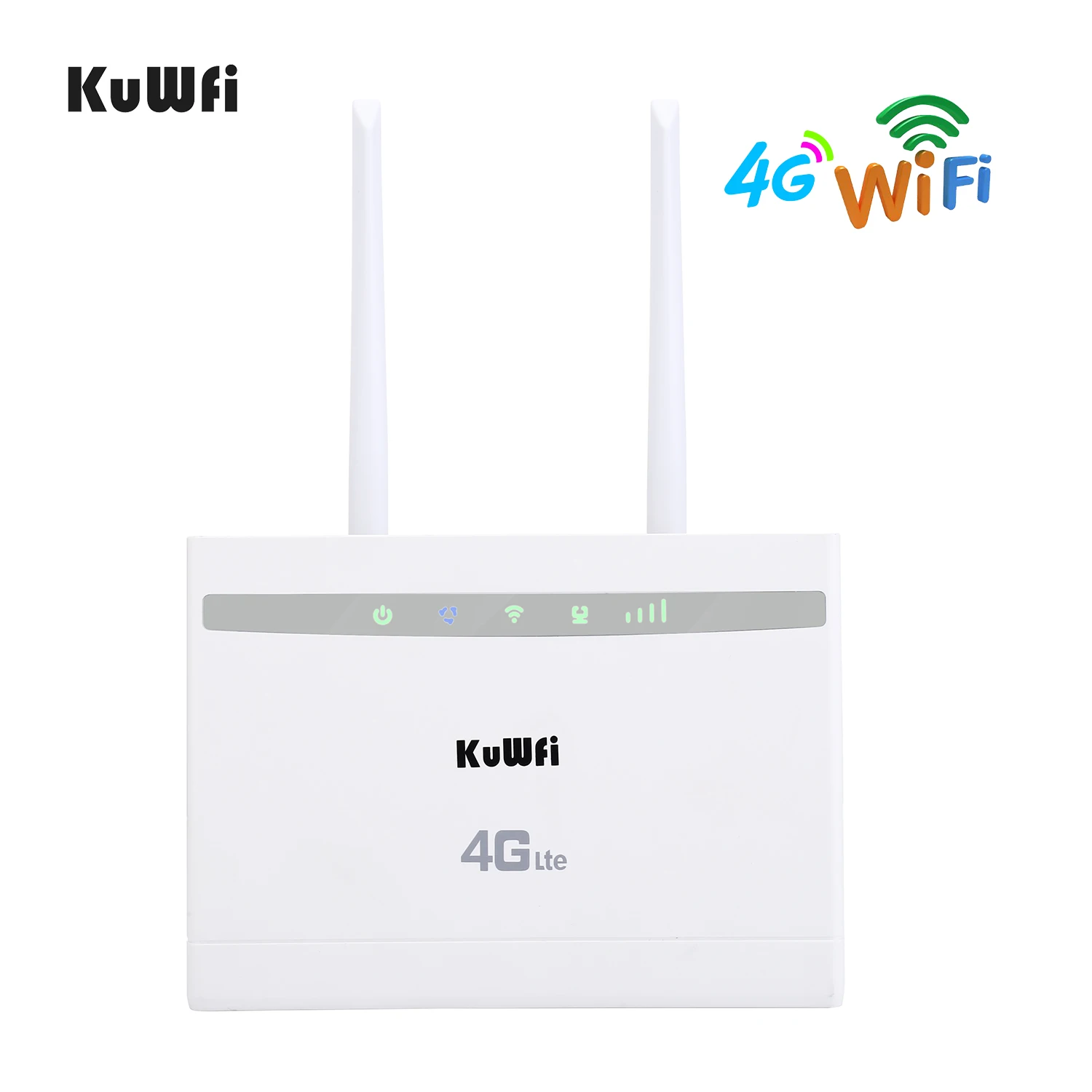 KuWfi 4G LTE CPE Router 150Mbps Wireless CPE Router 3G/4G SIM Card Wifi Router Support 4G to Wired 