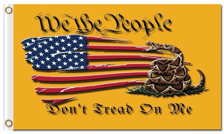 

DONT TREAD ON ME new design USA flags