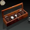 New Wood Watch Display Box Organizer Black Top Watch Wooden Case Fashion Watch Storage Packing Gift Boxes Jewelry Case ► Photo 3/6